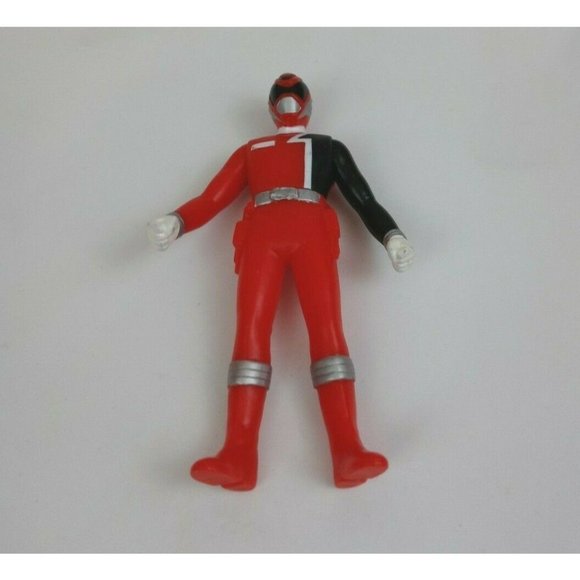 Bandai Japan Power Ranger Light Patrol SPD Red Power Ranger 3.5" Vinyl Figure - Picture 6 of 6